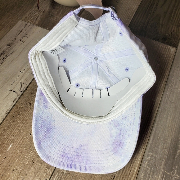 NWT Disney Mickey Mouse Pineapple Tie-Dye Dad Cap (One Size) Unisex Purple - Picture 2 of 12